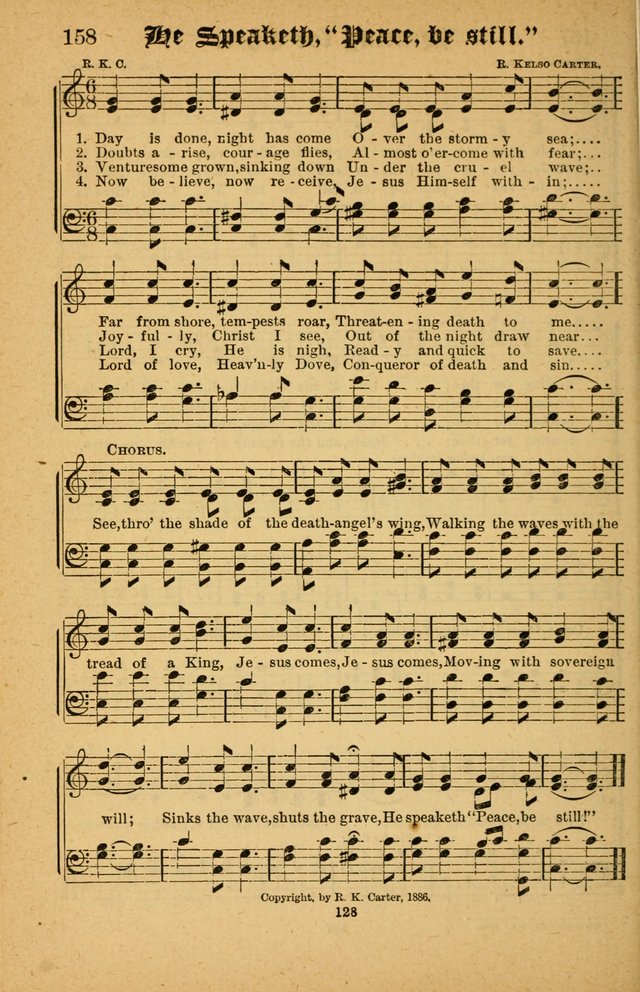 The Silver Trumpet: a collection of new and selected hymns; for use in public worship, revival services, prayer and social meetings, and Sunday schools page 128