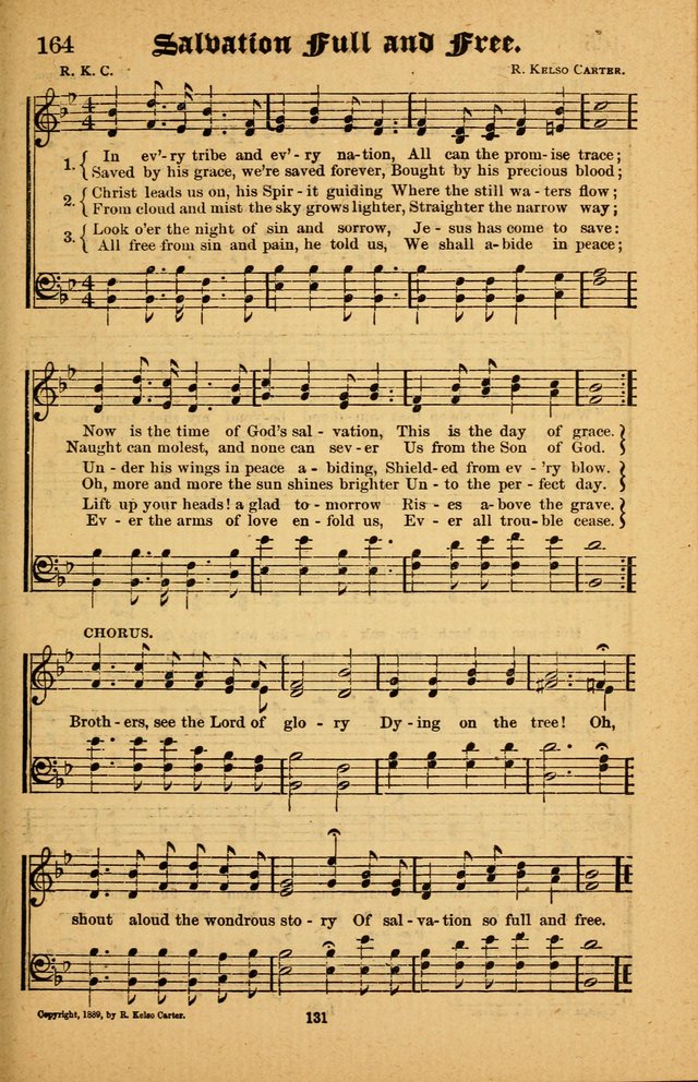 The Silver Trumpet: a collection of new and selected hymns; for use in public worship, revival services, prayer and social meetings, and Sunday schools page 131