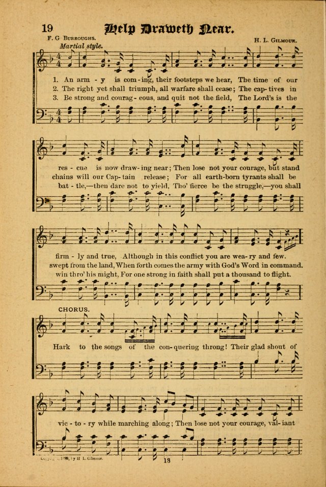 The Silver Trumpet: a collection of new and selected hymns; for use in public worship, revival services, prayer and social meetings, and Sunday schools page 18