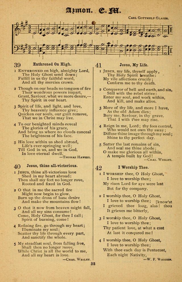 The Silver Trumpet: a collection of new and selected hymns; for use in public worship, revival services, prayer and social meetings, and Sunday schools page 32