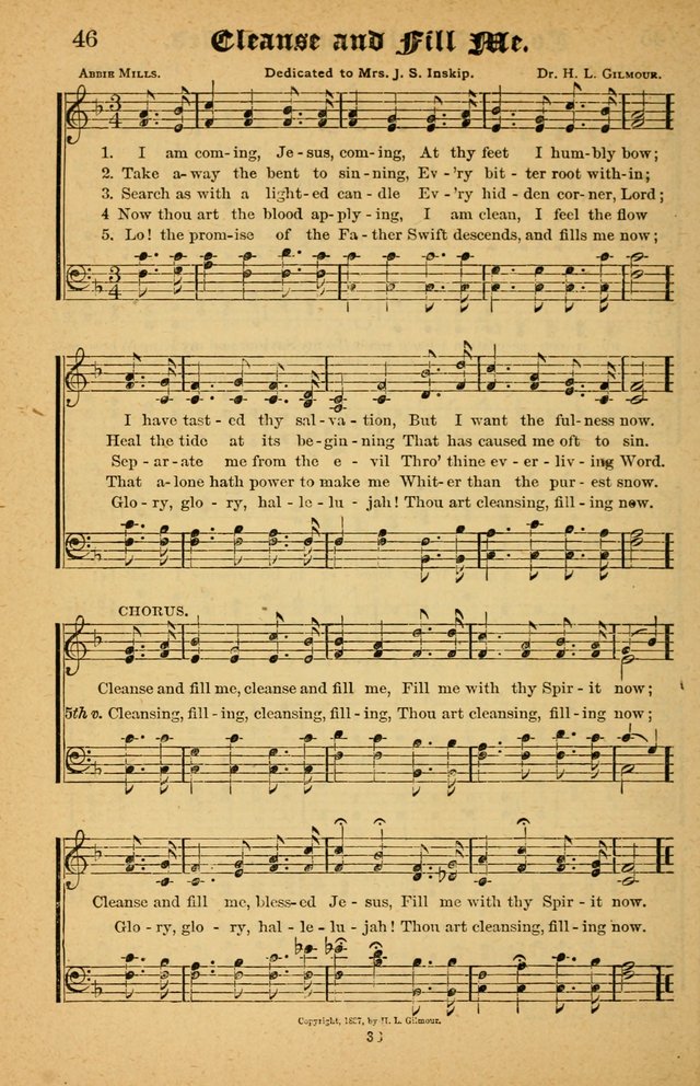 The Silver Trumpet: a collection of new and selected hymns; for use in public worship, revival services, prayer and social meetings, and Sunday schools page 36