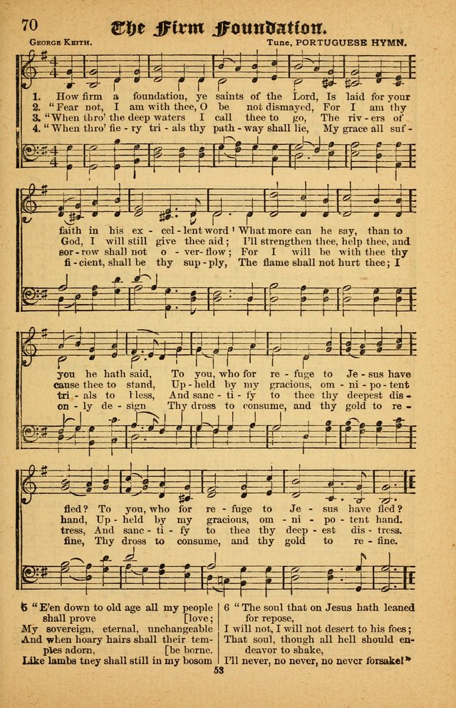 The Silver Trumpet: a collection of new and selected hymns; for use in public worship, revival services, prayer and social meetings, and Sunday schools page 53