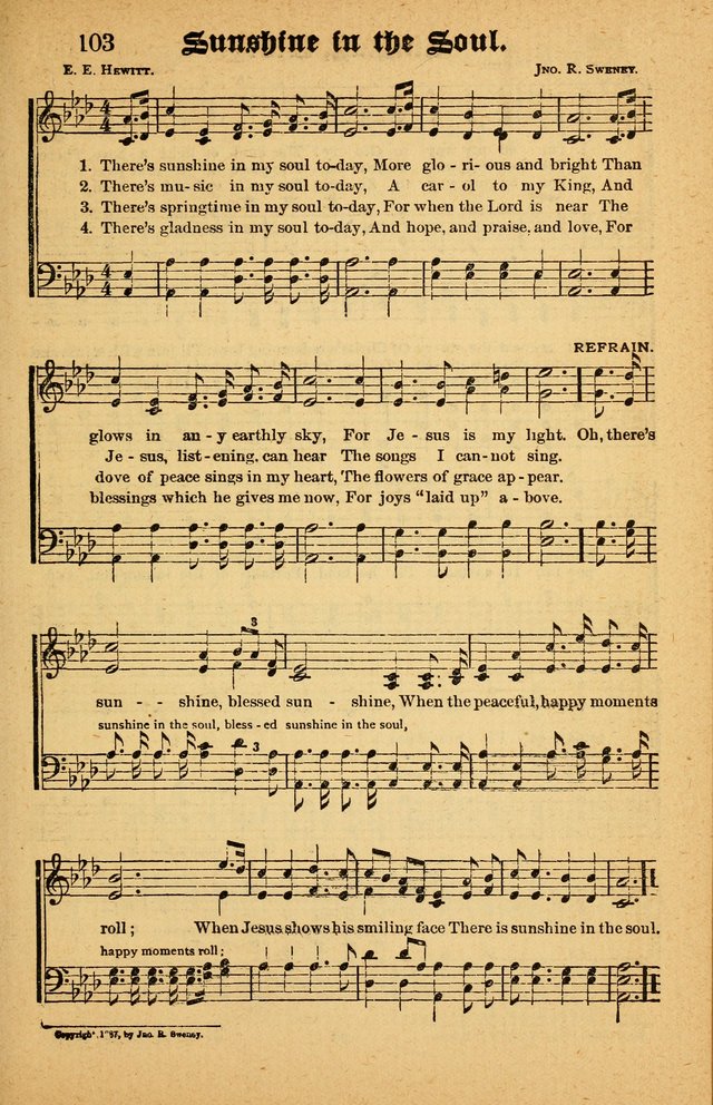 The Silver Trumpet: a collection of new and selected hymns; for use in public worship, revival services, prayer and social meetings, and Sunday schools page 87