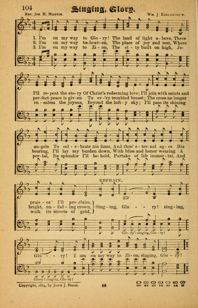 The Silver Trumpet: a collection of new and selected hymns; for use in public worship, revival services, prayer and social meetings, and Sunday schools page 88