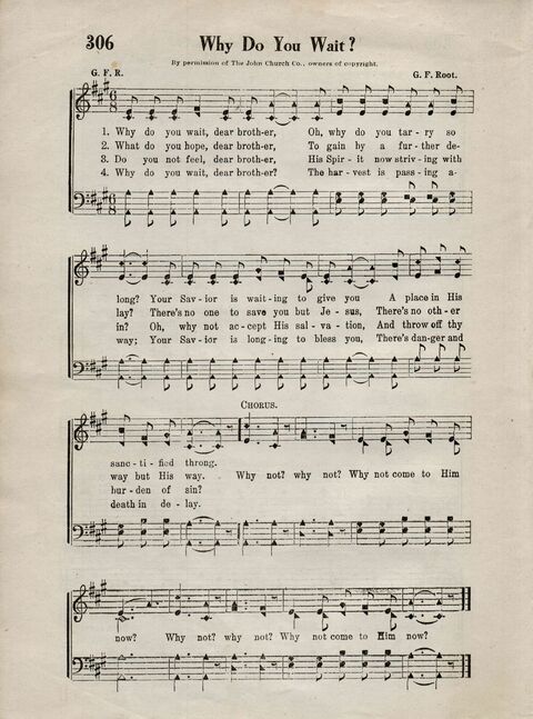 Sweeter Than All Songs: containing many new songs, a number of the popular songs of to-day, with many familiar hymns; for all occasions of Christian work and worship  page 284