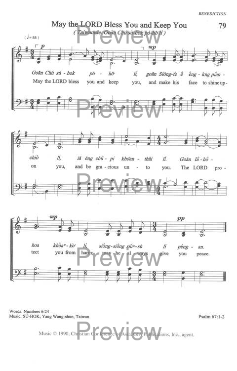 Sound the Bamboo: CCA Hymnal 2000 page 101