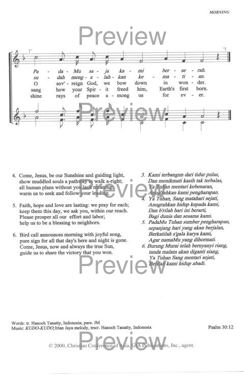 Sound the Bamboo: CCA Hymnal 2000 page 404