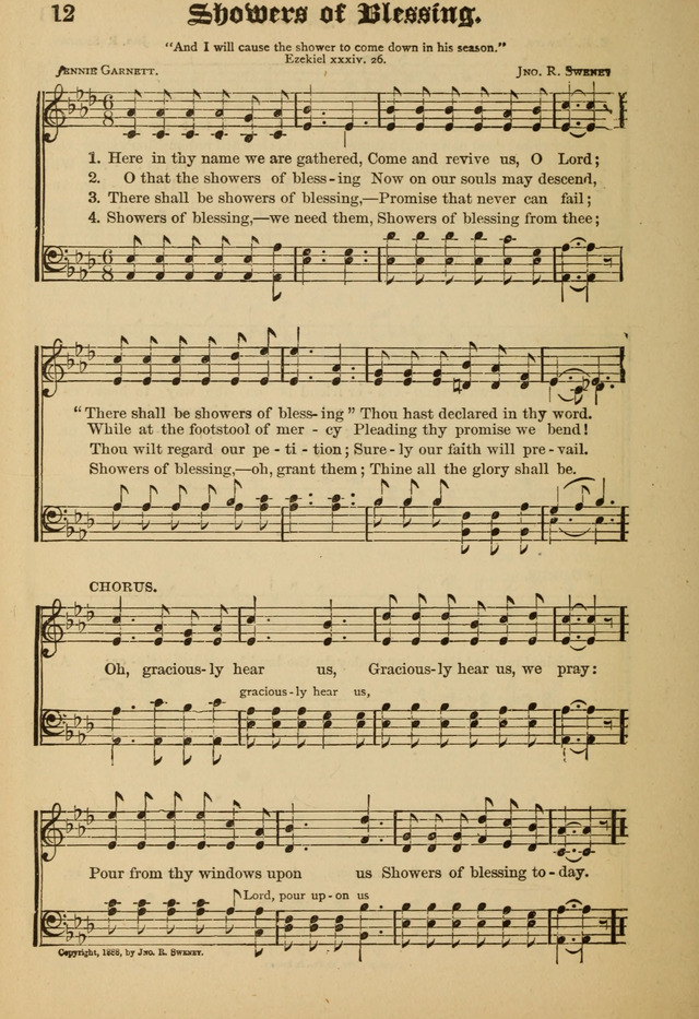 Sacred Trio: comprising Redemption Songs, Showers of Blessing, the Joyful Sound page 10