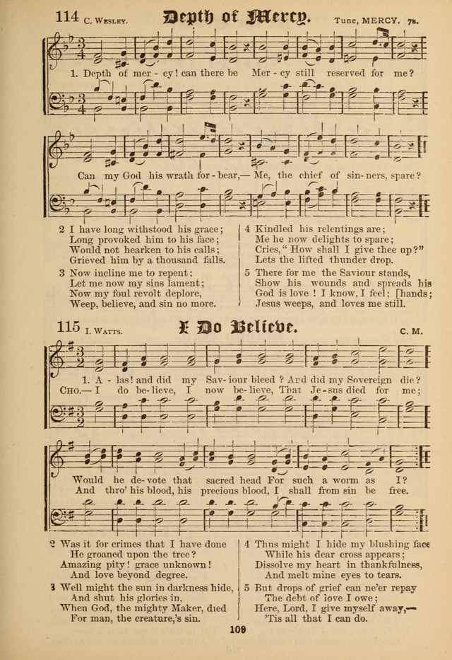 Sacred Trio: comprising Redemption Songs, Showers of Blessing, the Joyful Sound page 107