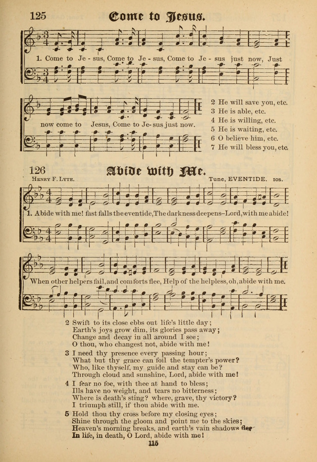 Sacred Trio: comprising Redemption Songs, Showers of Blessing, the Joyful Sound page 113