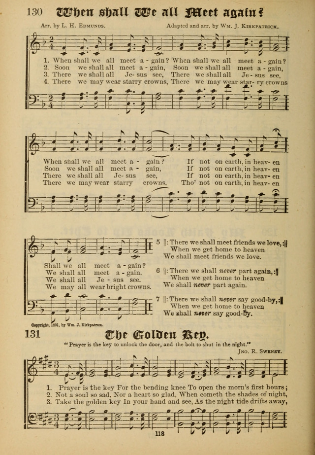 Sacred Trio: comprising Redemption Songs, Showers of Blessing, the Joyful Sound page 116