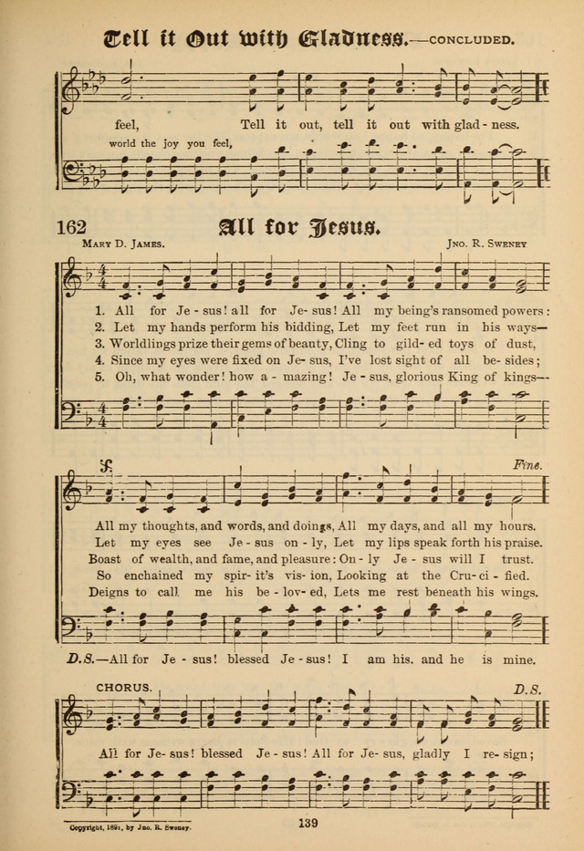 Sacred Trio: comprising Redemption Songs, Showers of Blessing, the Joyful Sound page 135