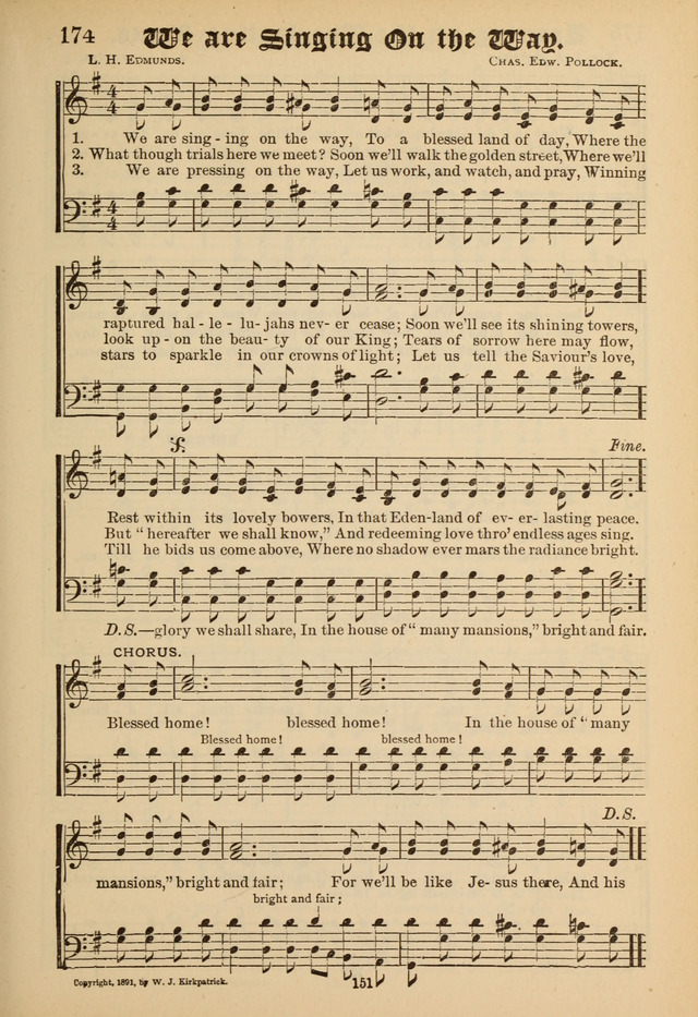 Sacred Trio: comprising Redemption Songs, Showers of Blessing, the Joyful Sound page 147