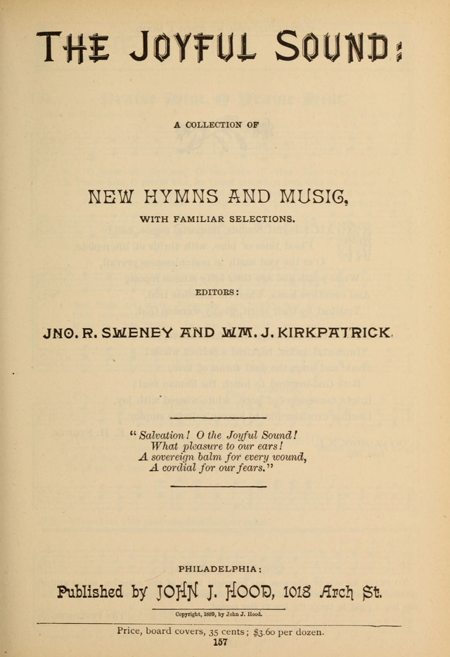 Sacred Trio: comprising Redemption Songs, Showers of Blessing, the Joyful Sound page 153