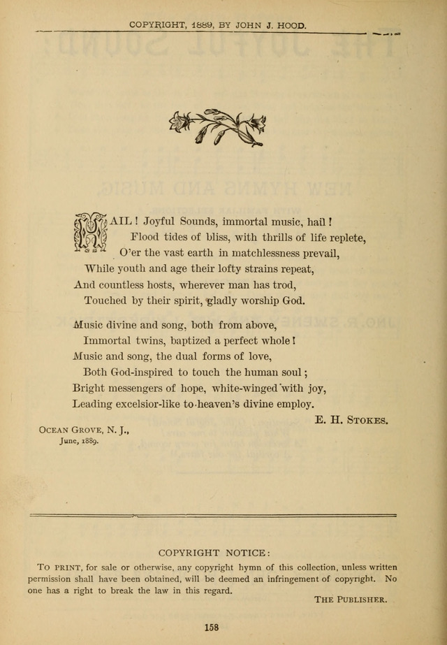 Sacred Trio: comprising Redemption Songs, Showers of Blessing, the Joyful Sound page 154