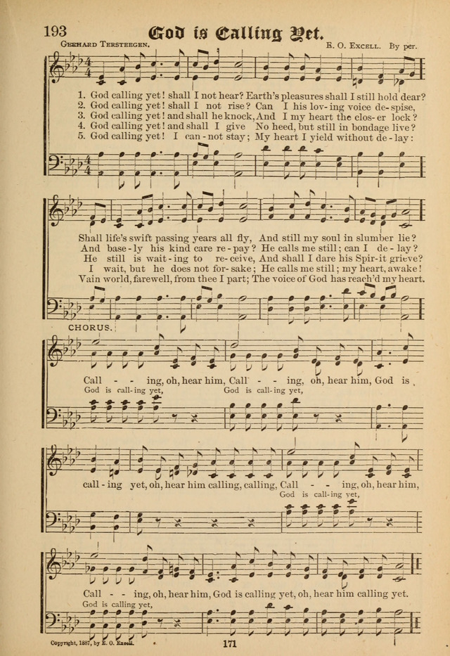 Sacred Trio: comprising Redemption Songs, Showers of Blessing, the Joyful Sound page 167