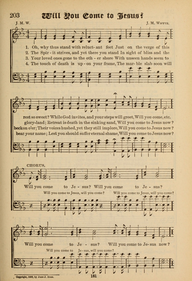 Sacred Trio: comprising Redemption Songs, Showers of Blessing, the Joyful Sound page 177