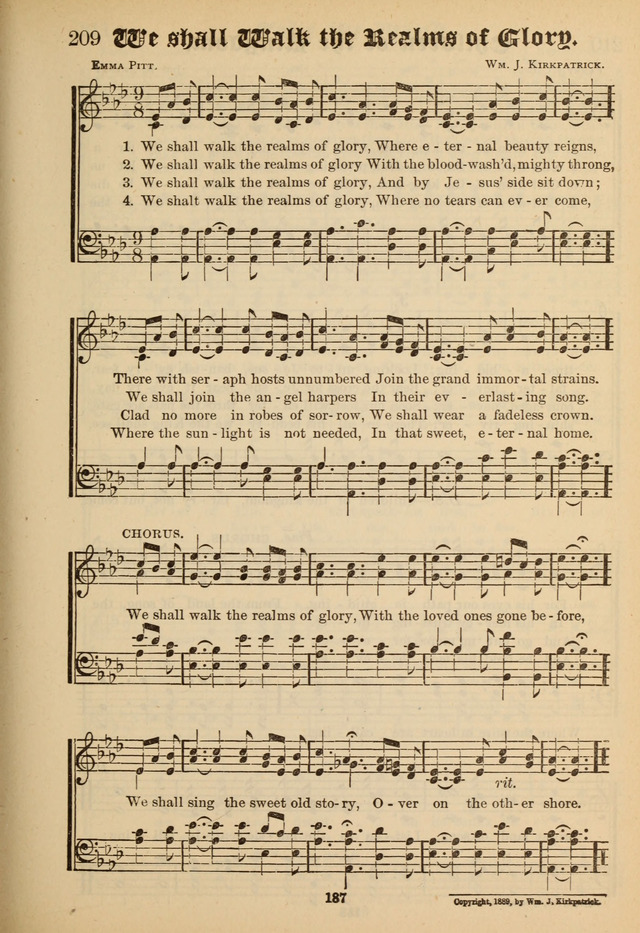 Sacred Trio: comprising Redemption Songs, Showers of Blessing, the Joyful Sound page 183