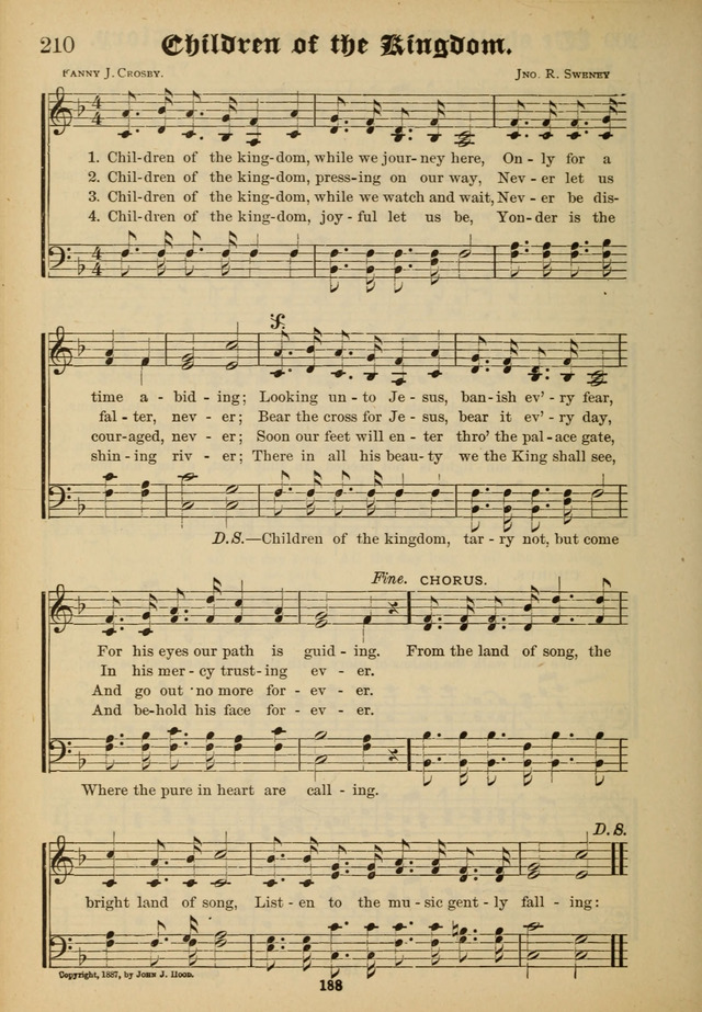 Sacred Trio: comprising Redemption Songs, Showers of Blessing, the Joyful Sound page 184