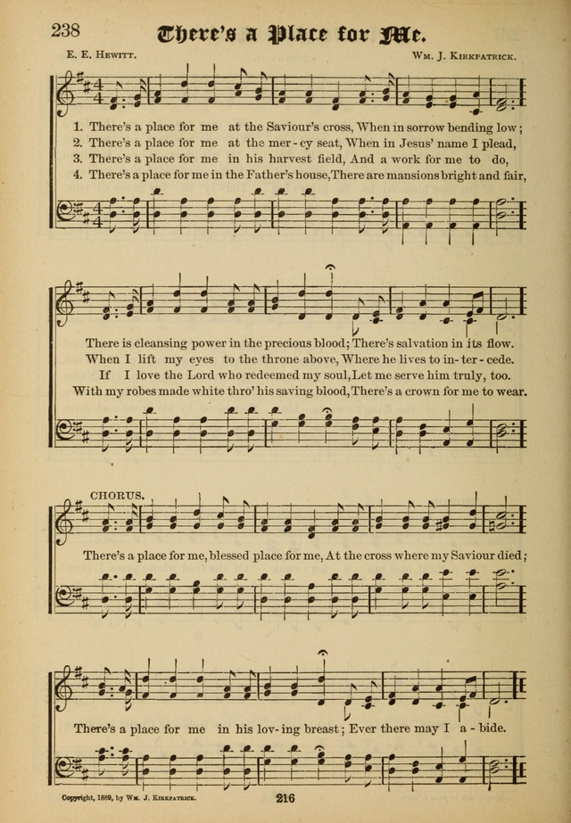 Sacred Trio: comprising Redemption Songs, Showers of Blessing, the Joyful Sound page 212