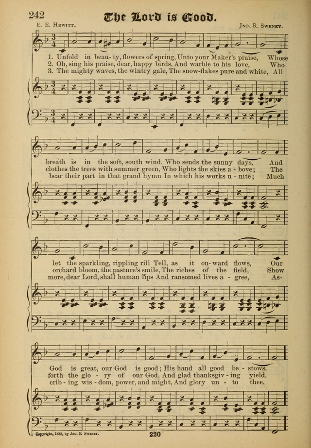 Sacred Trio: comprising Redemption Songs, Showers of Blessing, the Joyful Sound page 216