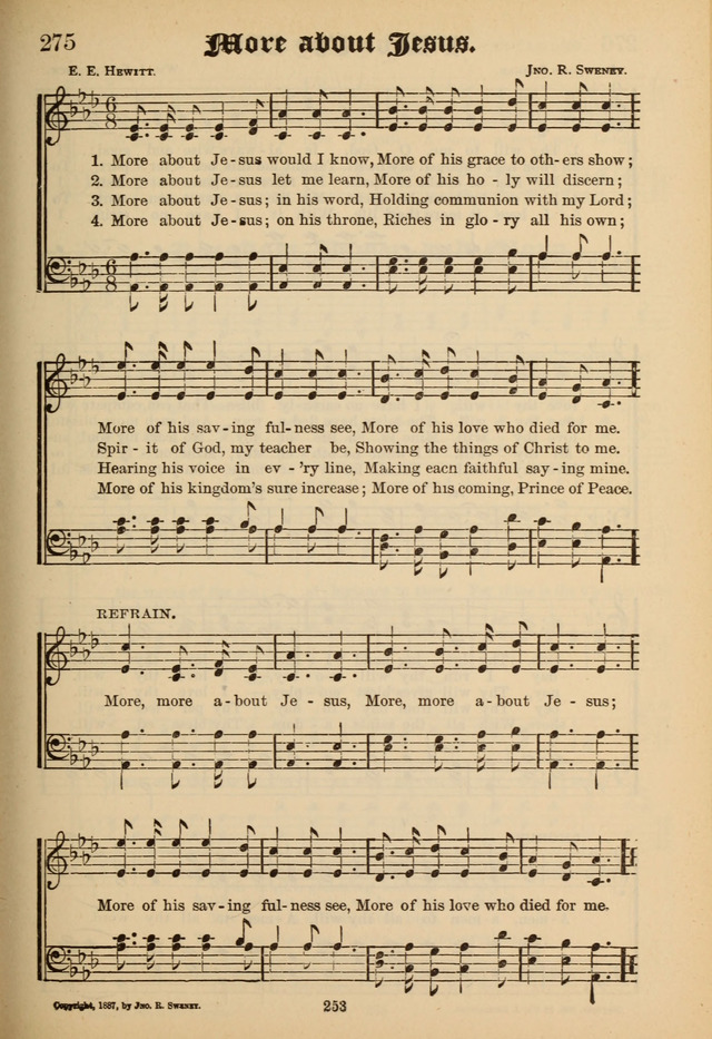 Sacred Trio: comprising Redemption Songs, Showers of Blessing, the Joyful Sound page 249