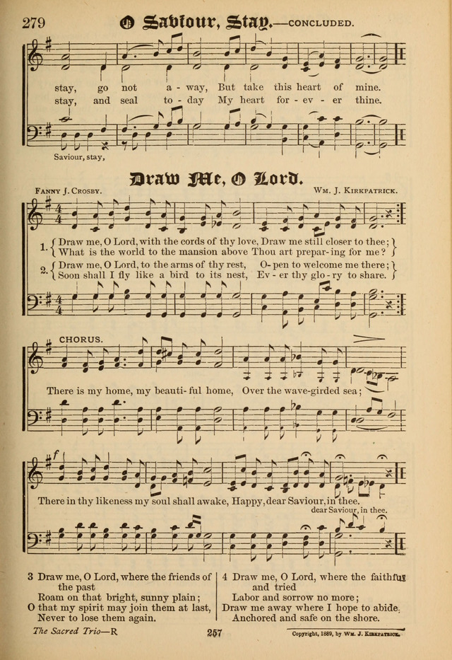 Sacred Trio: comprising Redemption Songs, Showers of Blessing, the Joyful Sound page 253