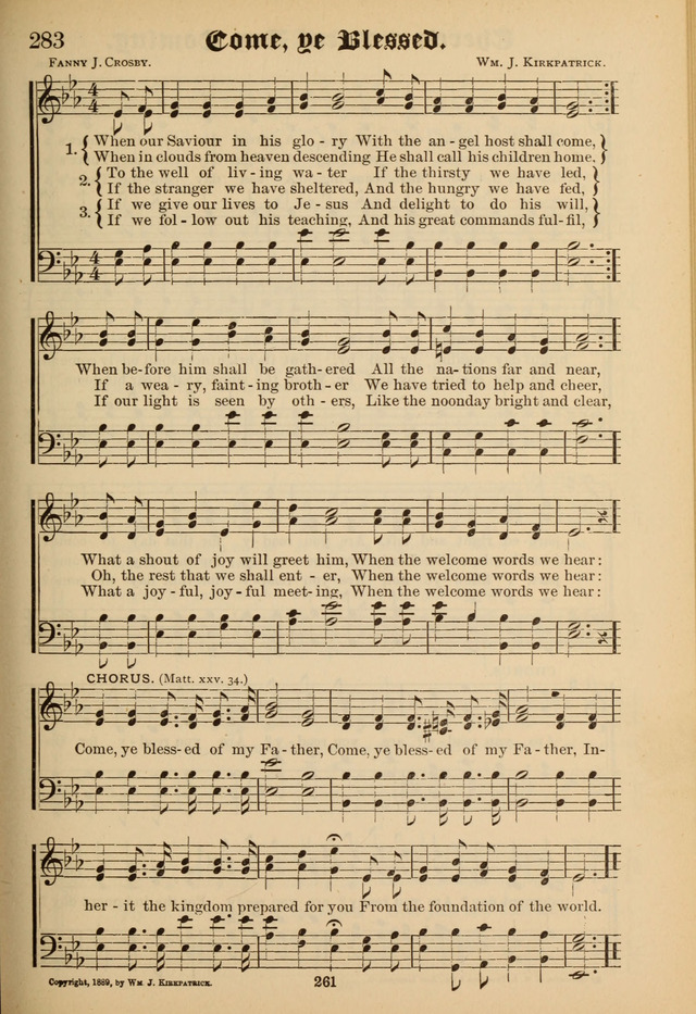 Sacred Trio: comprising Redemption Songs, Showers of Blessing, the Joyful Sound page 257