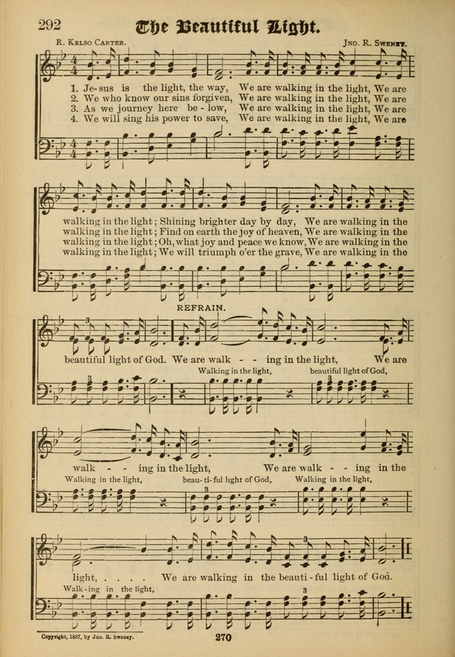 Sacred Trio: comprising Redemption Songs, Showers of Blessing, the Joyful Sound page 266