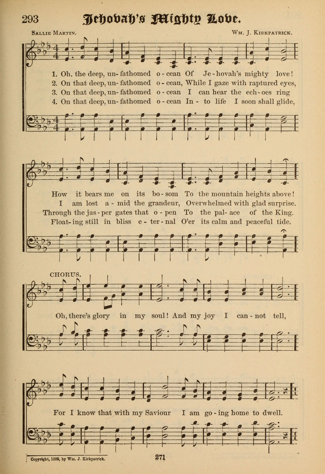 Sacred Trio: comprising Redemption Songs, Showers of Blessing, the Joyful Sound page 267