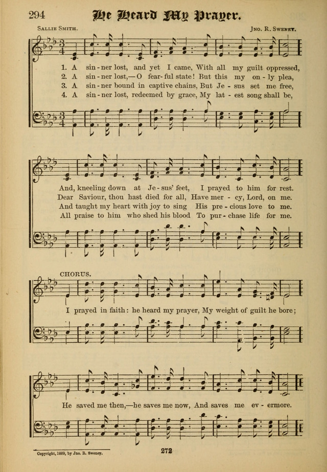 Sacred Trio: comprising Redemption Songs, Showers of Blessing, the Joyful Sound page 268