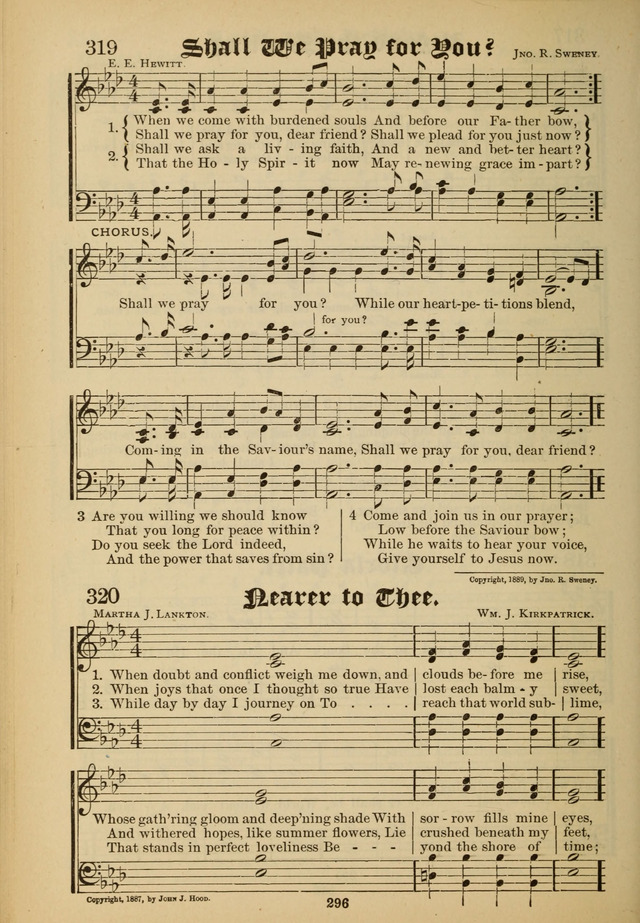 Sacred Trio: comprising Redemption Songs, Showers of Blessing, the Joyful Sound page 292