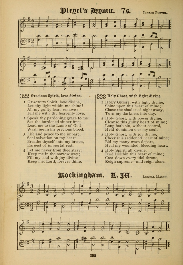 Sacred Trio: comprising Redemption Songs, Showers of Blessing, the Joyful Sound page 294