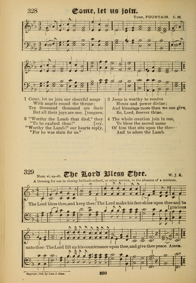 Sacred Trio: comprising Redemption Songs, Showers of Blessing, the Joyful Sound page 296