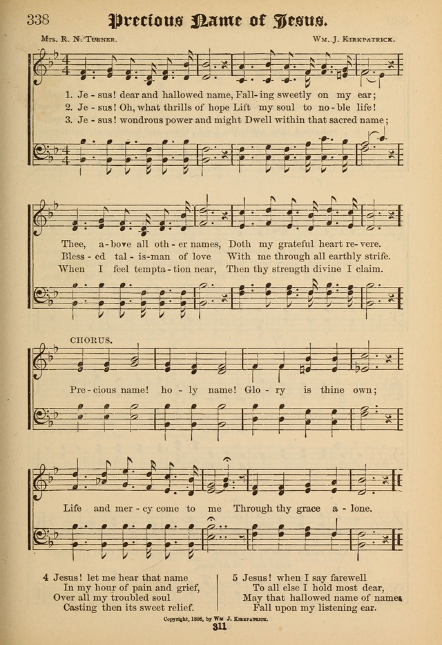 Sacred Trio: comprising Redemption Songs, Showers of Blessing, the Joyful Sound page 307