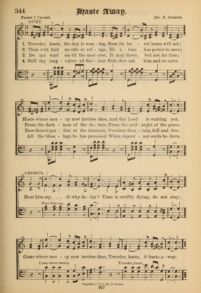 Sacred Trio: comprising Redemption Songs, Showers of Blessing, the Joyful Sound page 313