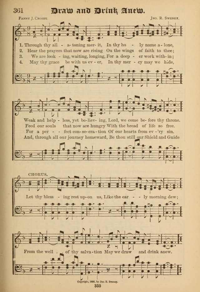 Sacred Trio: comprising Redemption Songs, Showers of Blessing, the Joyful Sound page 331