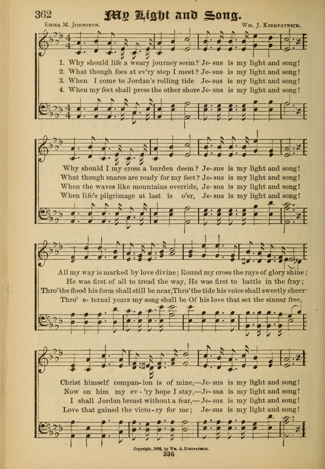 Sacred Trio: comprising Redemption Songs, Showers of Blessing, the Joyful Sound page 332