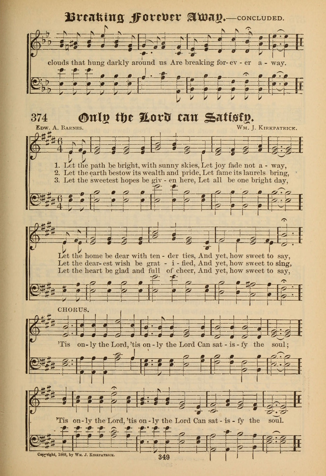 Sacred Trio: comprising Redemption Songs, Showers of Blessing, the Joyful Sound page 345