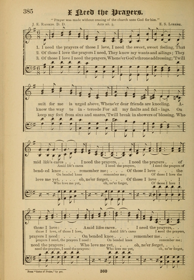 Sacred Trio: comprising Redemption Songs, Showers of Blessing, the Joyful Sound page 356