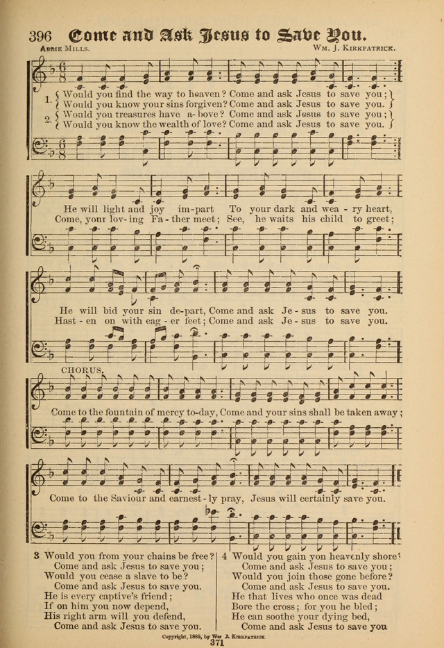 Sacred Trio: comprising Redemption Songs, Showers of Blessing, the Joyful Sound page 367