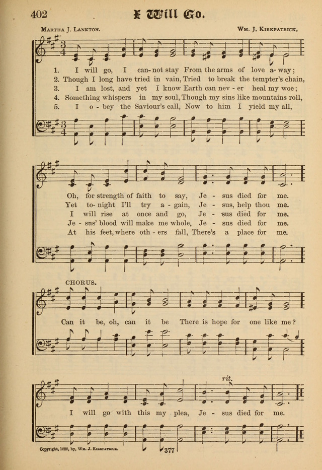 Sacred Trio: comprising Redemption Songs, Showers of Blessing, the Joyful Sound page 373