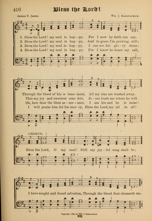 Sacred Trio: comprising Redemption Songs, Showers of Blessing, the Joyful Sound page 387