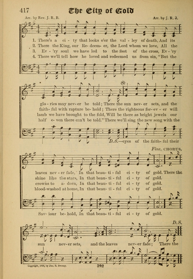 Sacred Trio: comprising Redemption Songs, Showers of Blessing, the Joyful Sound page 388