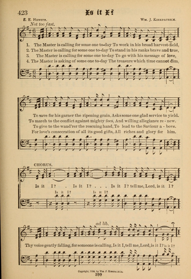 Sacred Trio: comprising Redemption Songs, Showers of Blessing, the Joyful Sound page 395