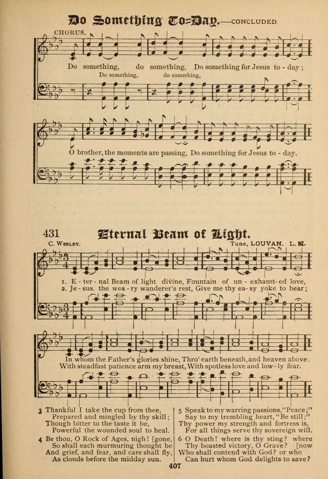 Sacred Trio: comprising Redemption Songs, Showers of Blessing, the Joyful Sound page 403