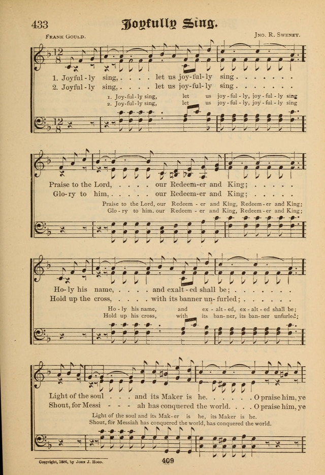 Sacred Trio: comprising Redemption Songs, Showers of Blessing, the Joyful Sound page 405