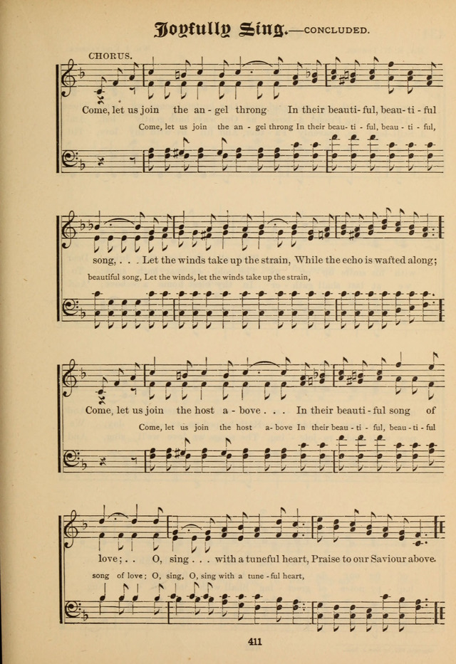 Sacred Trio: comprising Redemption Songs, Showers of Blessing, the Joyful Sound page 407