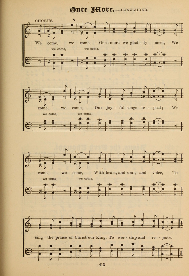 Sacred Trio: comprising Redemption Songs, Showers of Blessing, the Joyful Sound page 409