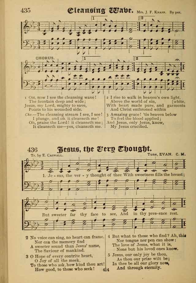 Sacred Trio: comprising Redemption Songs, Showers of Blessing, the Joyful Sound page 410